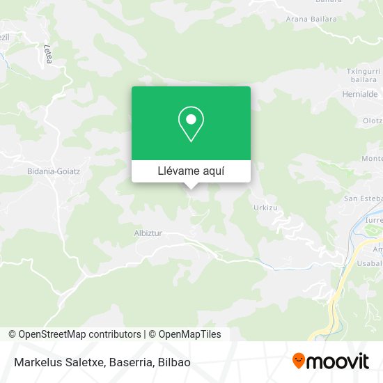Mapa Markelus Saletxe, Baserria