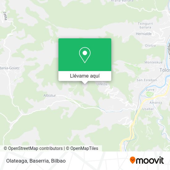 Mapa Olateaga, Baserria
