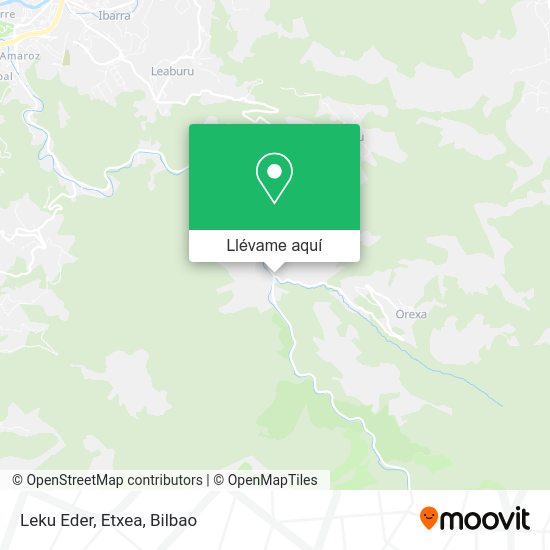 Mapa Leku Eder, Etxea