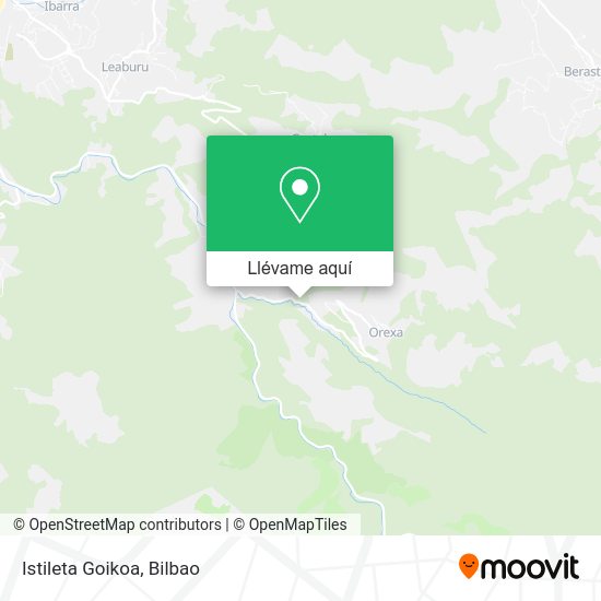Mapa Istileta Goikoa