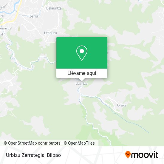 Mapa Urbizu Zerrategia