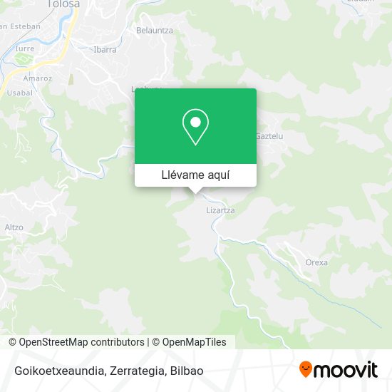 Mapa Goikoetxeaundia, Zerrategia