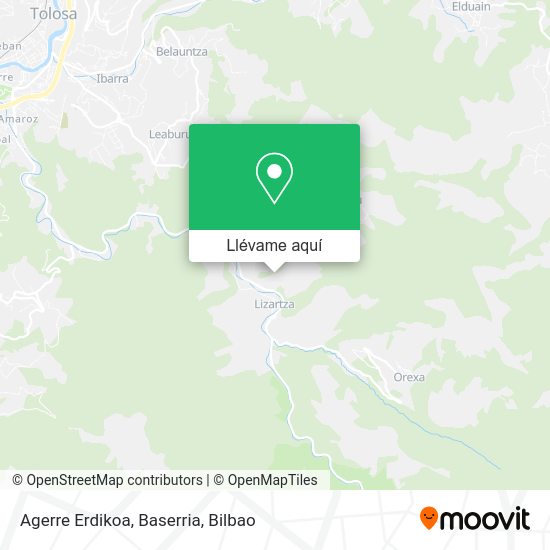 Mapa Agerre Erdikoa, Baserria