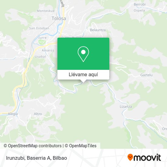 Mapa Irunzubi, Baserria A