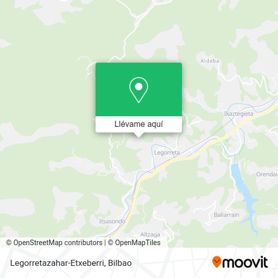 Mapa Legorretazahar-Etxeberri
