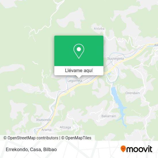 Mapa Errekondo, Casa