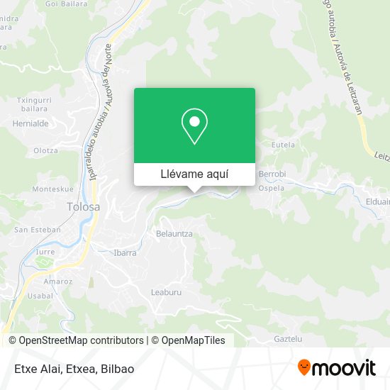 Mapa Etxe Alai, Etxea