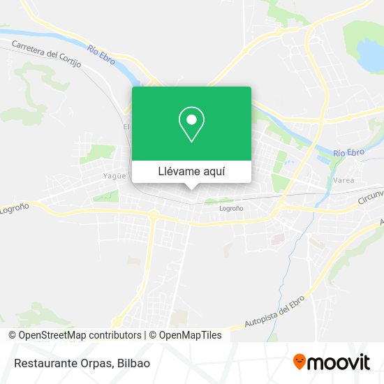 Mapa Restaurante Orpas