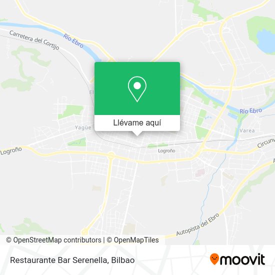 Mapa Restaurante Bar Serenella