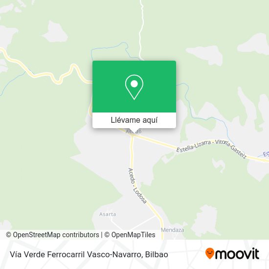 Mapa Vía Verde Ferrocarril Vasco-Navarro