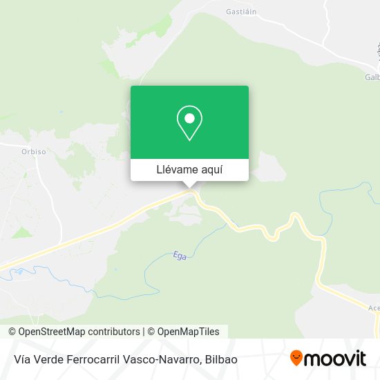 Mapa Vía Verde Ferrocarril Vasco-Navarro