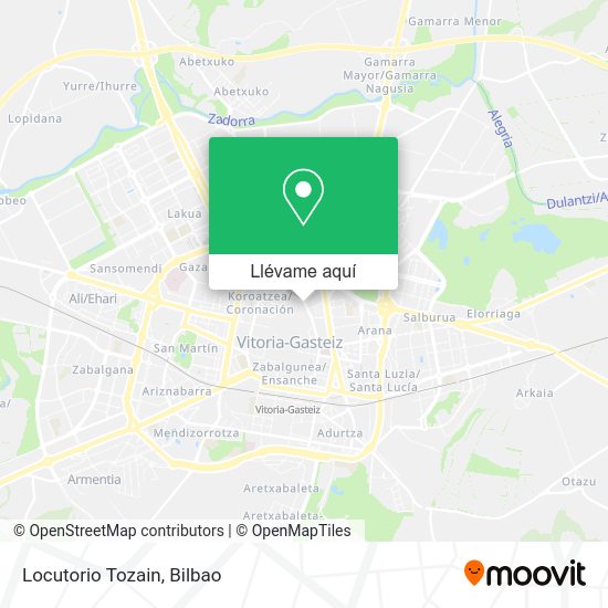 Mapa Locutorio Tozain