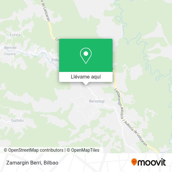 Mapa Zamargin Berri