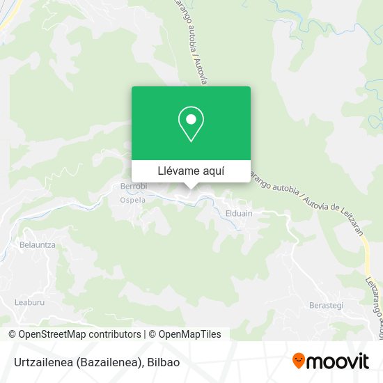 Mapa Urtzailenea (Bazailenea)