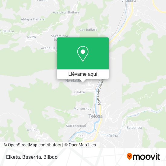 Mapa Elketa, Baserria