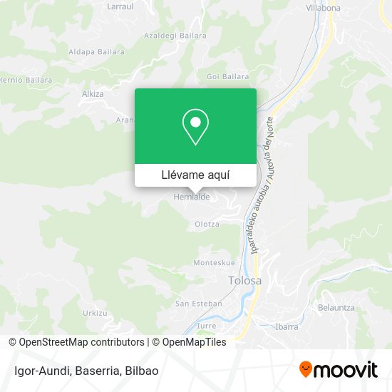 Mapa Igor-Aundi, Baserria