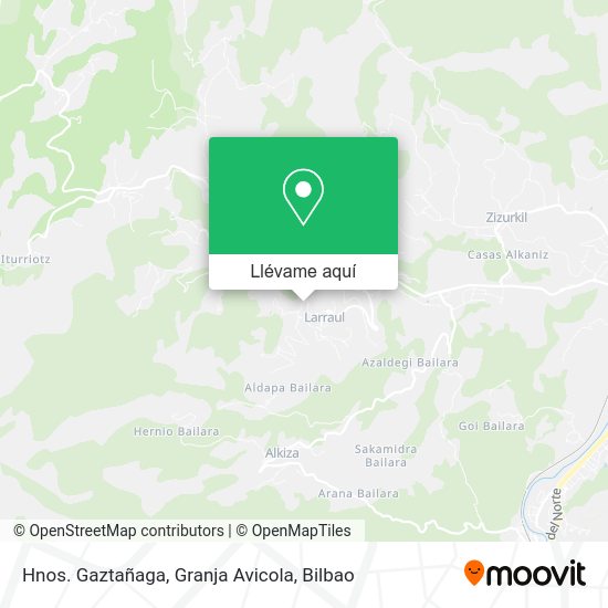 Mapa Hnos. Gaztañaga, Granja Avicola