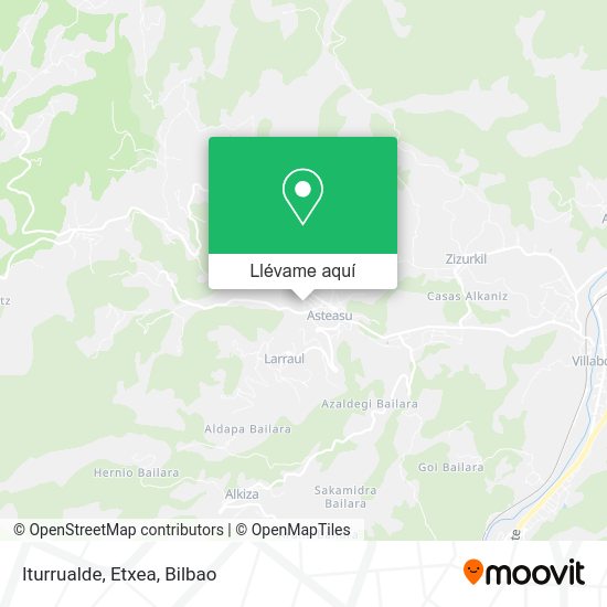 Mapa Iturrualde, Etxea