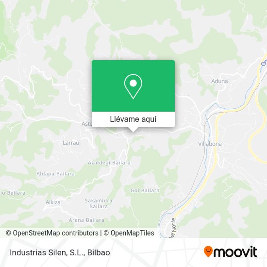 Mapa Industrias Silen, S.L.