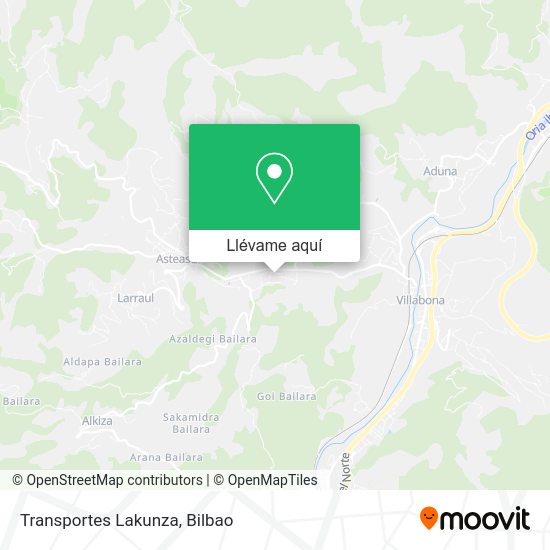 Mapa Transportes Lakunza