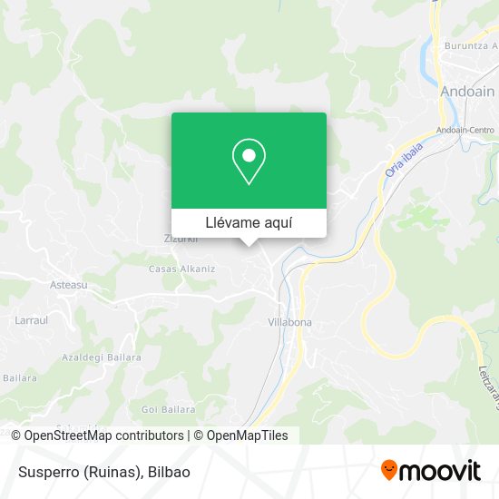Mapa Susperro (Ruinas)