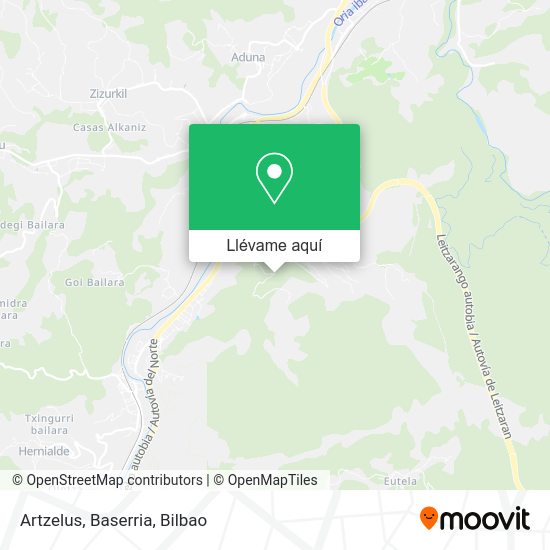 Mapa Artzelus, Baserria