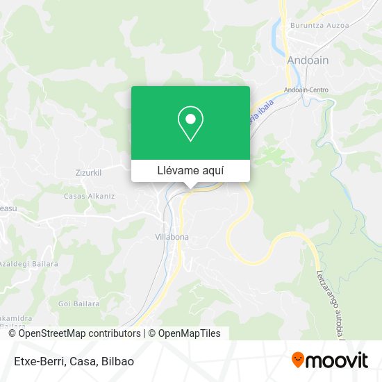 Mapa Etxe-Berri, Casa