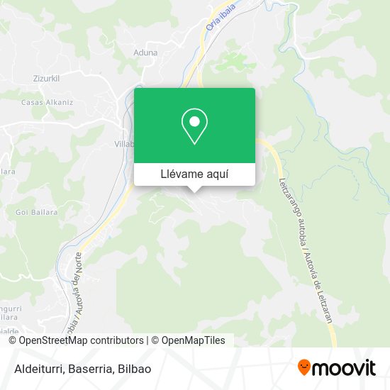 Mapa Aldeiturri, Baserria