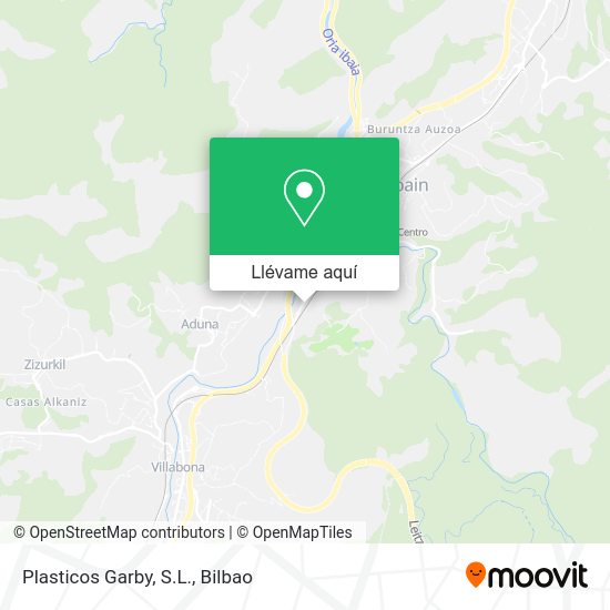 Mapa Plasticos Garby, S.L.