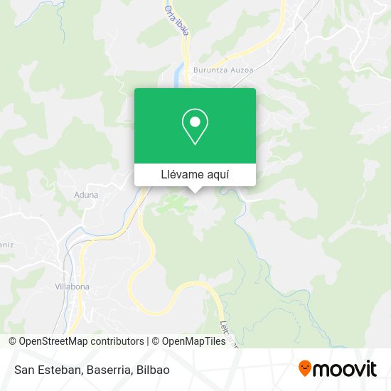 Mapa San Esteban, Baserria