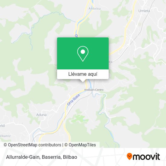 Mapa Allurralde-Gain, Baserria