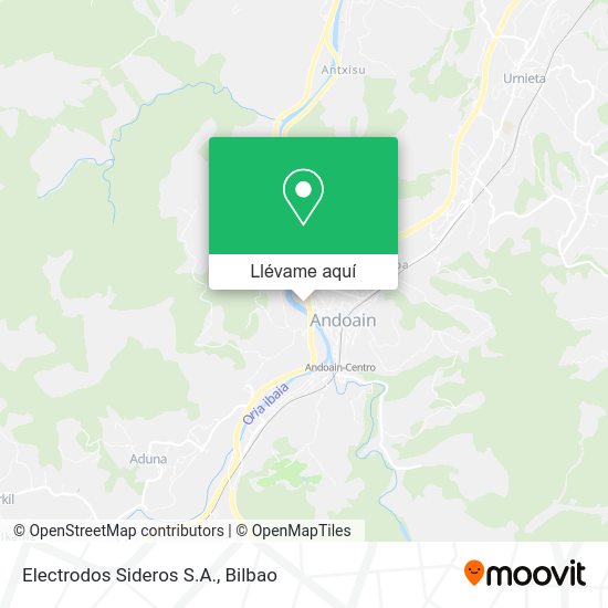 Mapa Electrodos Sideros S.A.