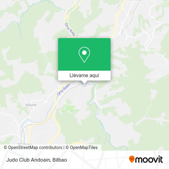 Mapa Judo Club Andoain