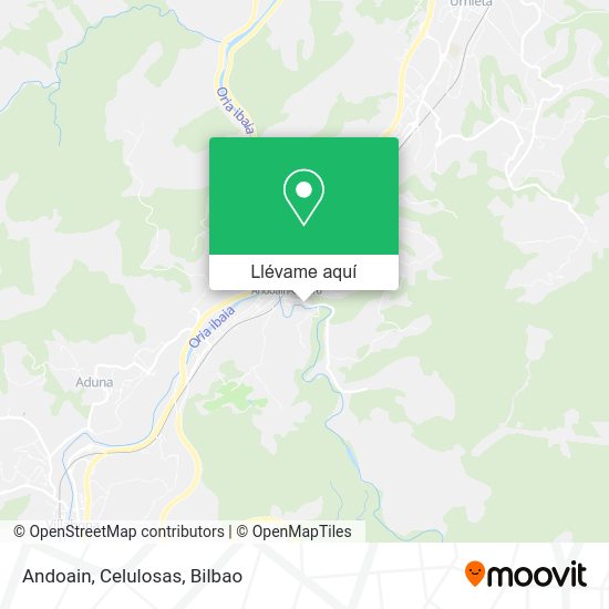 Mapa Andoain, Celulosas