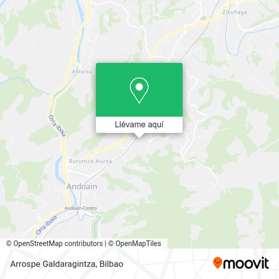 Mapa Arrospe Galdaragintza