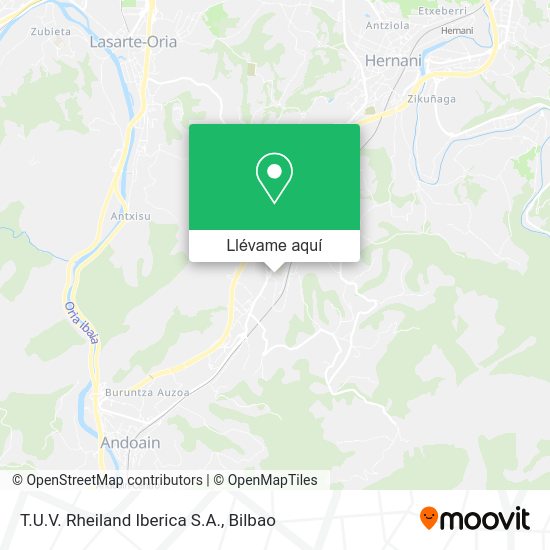 Mapa T.U.V. Rheiland Iberica S.A.