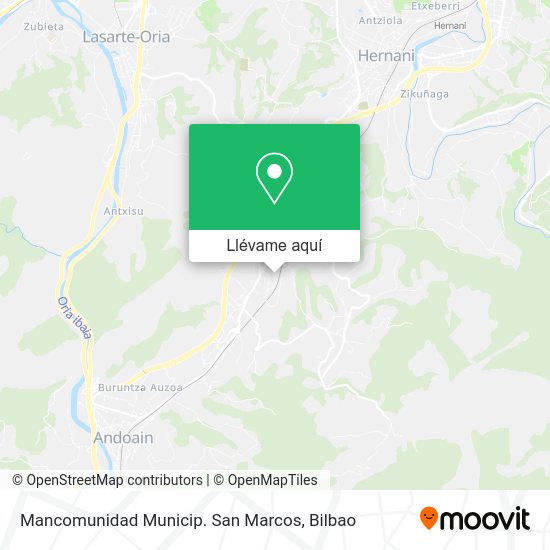 Mapa Mancomunidad Municip. San Marcos