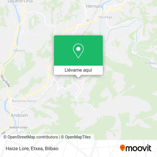 Mapa Haize Lore, Etxea