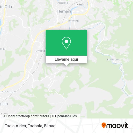 Mapa Txala Aldea, Txabola