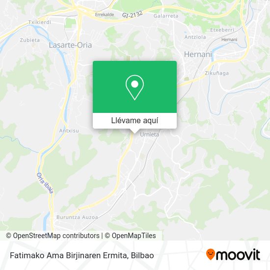 Mapa Fatimako Ama Birjinaren Ermita