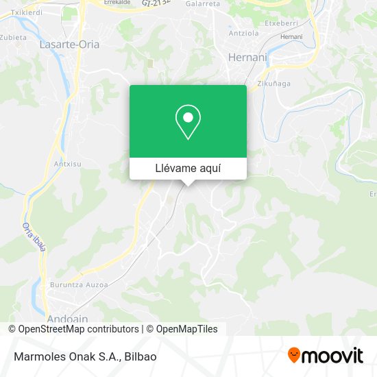 Mapa Marmoles Onak S.A.