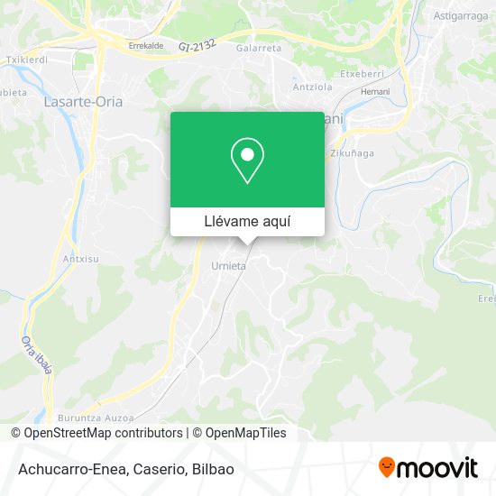 Mapa Achucarro-Enea, Caserio