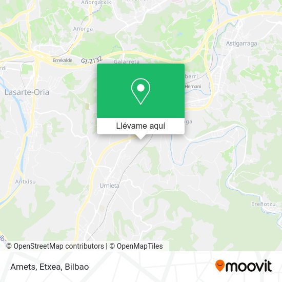 Mapa Amets, Etxea