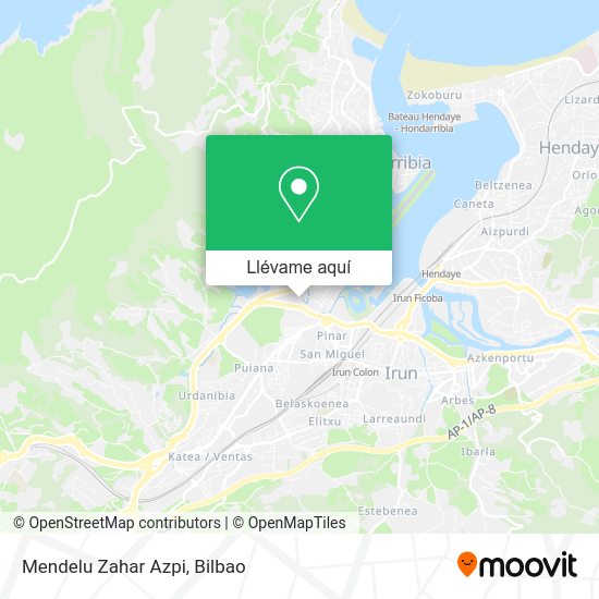 Mapa Mendelu Zahar Azpi