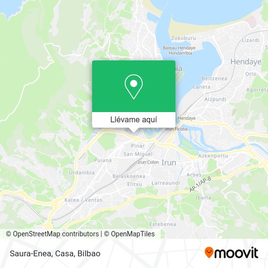 Mapa Saura-Enea, Casa