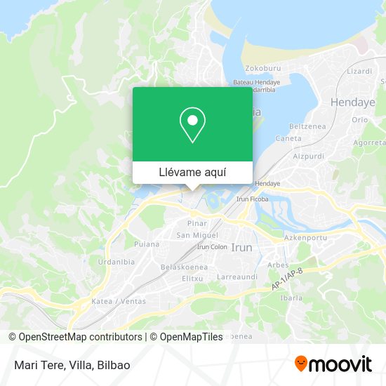 Mapa Mari Tere, Villa