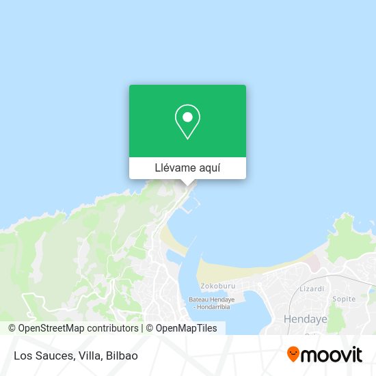 Mapa Los Sauces, Villa