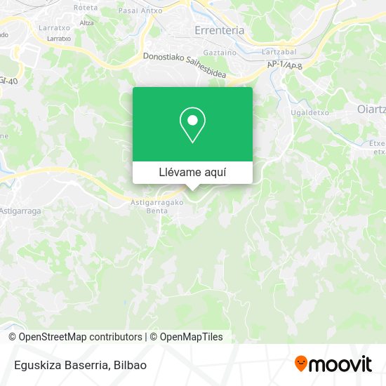 Mapa Eguskiza Baserria