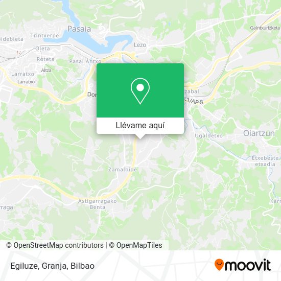 Mapa Egiluze, Granja