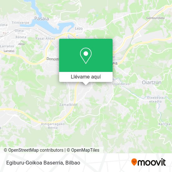 Mapa Egiburu-Goikoa Baserria